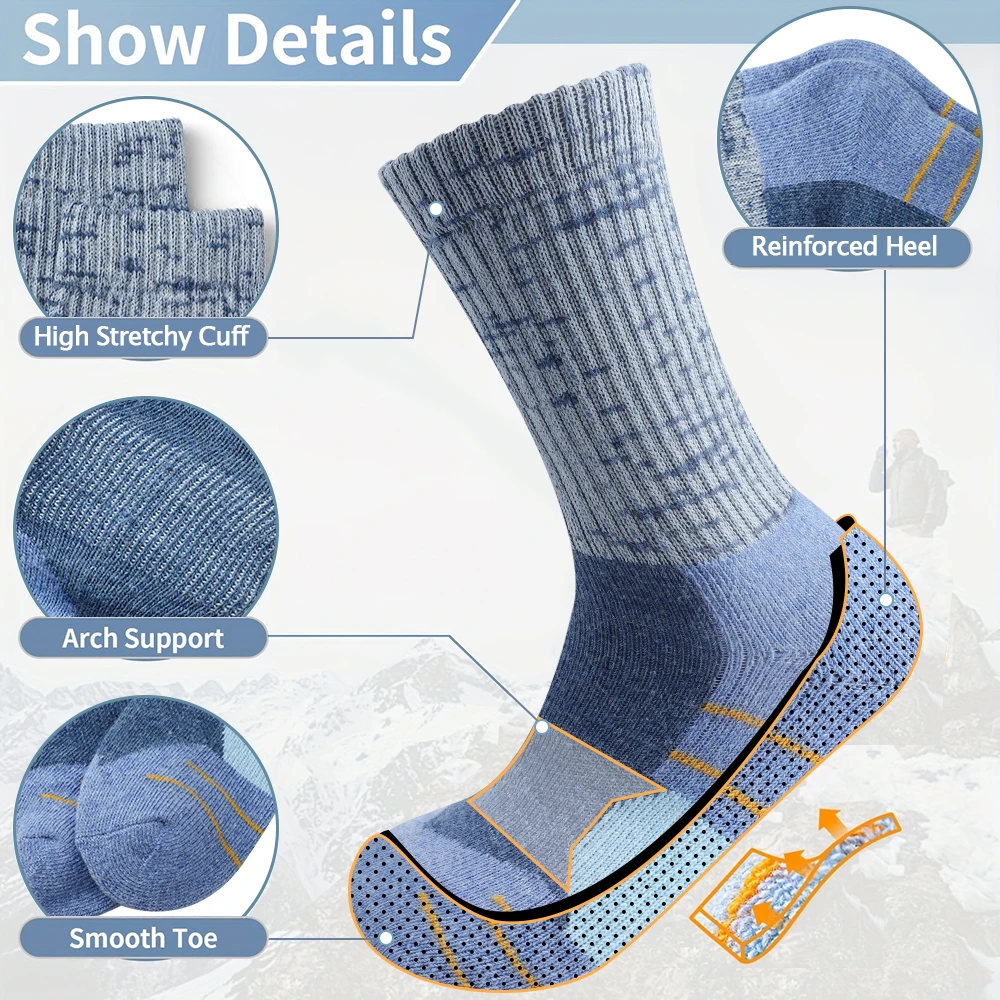 5 Pairs Women Winter Wool Sock - огляд і ціна Thermal Sock Wool