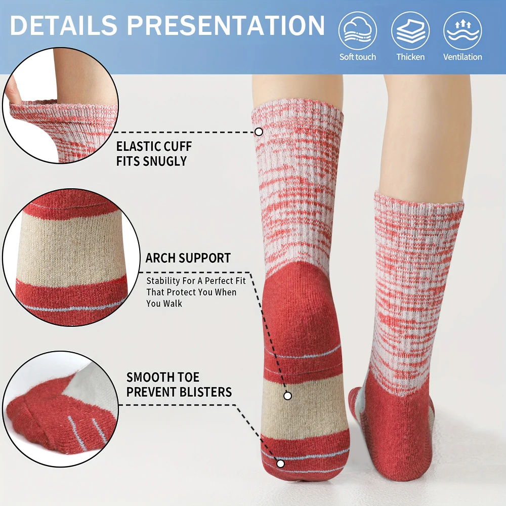 5 Pairs Women Winter Wool Sock - огляд і ціна Thermal Sock Wool