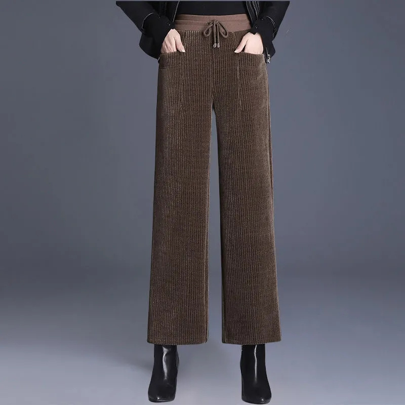 Autumn Winter Corduroy Wide Le - огляд і ціна Corduroy Pant Warm