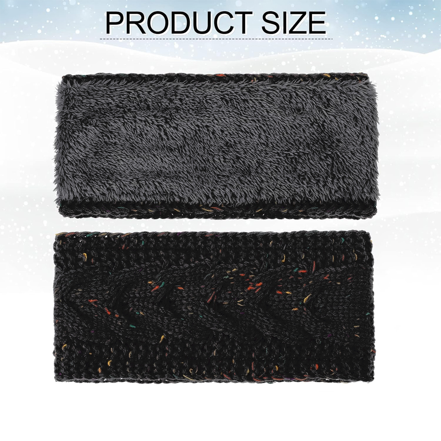 SSUNTAK Women Winter Knitted H - огляд і ціна Fleece Ear Warmer Band