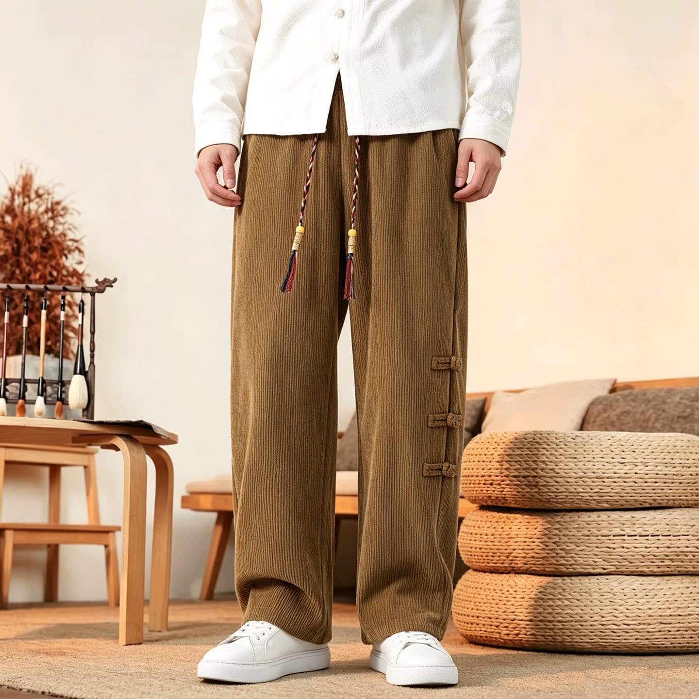 Pants Men Brand New Autumn War - огляд і ціна Corduroy Pant Warm