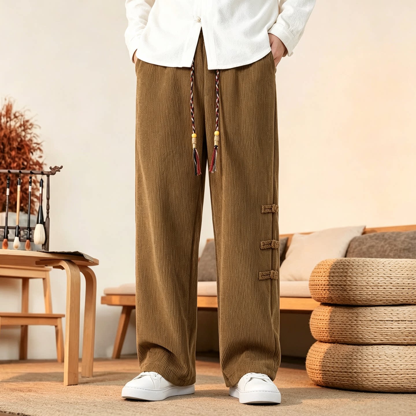 Pants Men Brand New Autumn War - огляд і ціна Corduroy Pant Warm