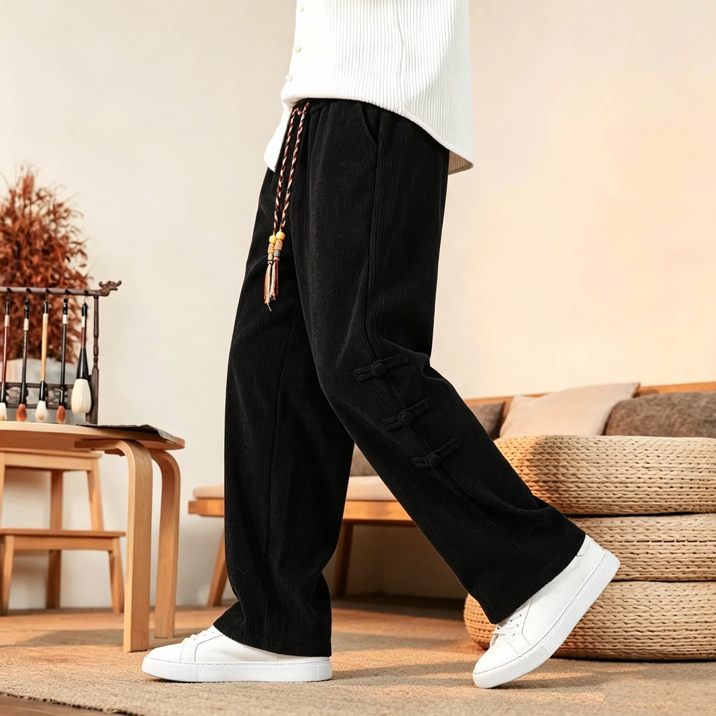 Pants Men Brand New Autumn War - огляд і ціна Corduroy Pant Warm